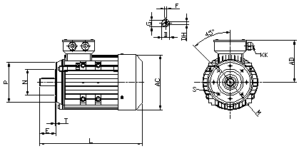 Forma costruttiva B14